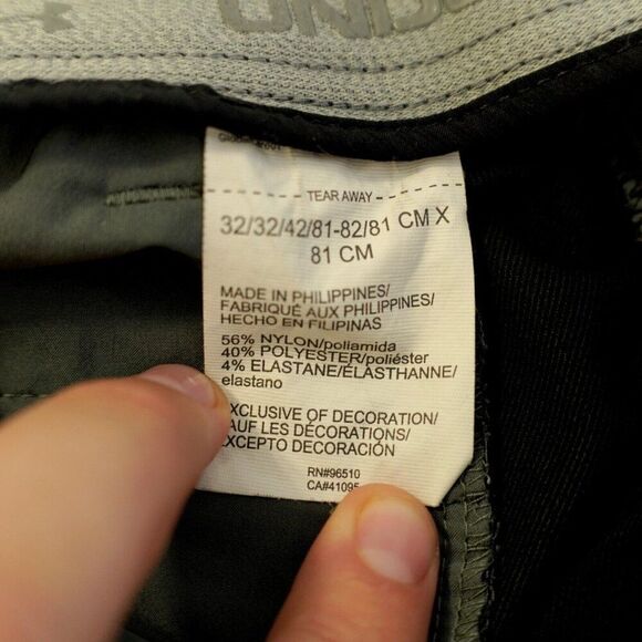 Under Armour Blue Elastic Waist Low Rise Athletic Nylon Polyester Pants 31/31 - Picture 10 of 13